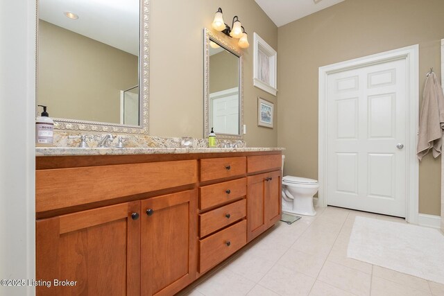 9508 Norton Commons Blvd Unit 102, Prospect, KY 40059 - full bathroom with double vanity and tile patterned flooring