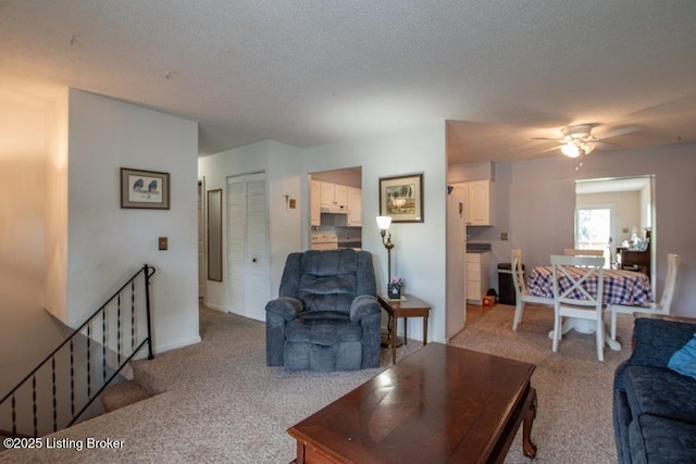 825 Crocus Dr, Radcliff, KY 40160 - living room with carpet flooring and ceiling fan