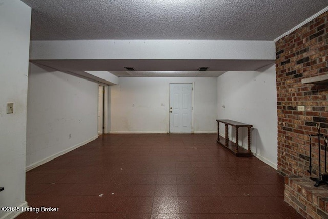 825 Crocus Dr, Radcliff, KY 40160 - finished below grade area featuring a textured ceiling