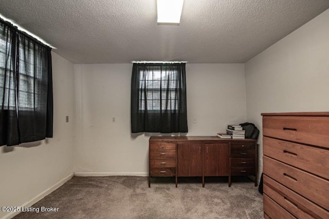 825 Crocus Dr, Radcliff, KY 40160 - carpeted home office featuring a textured ceiling and baseboards