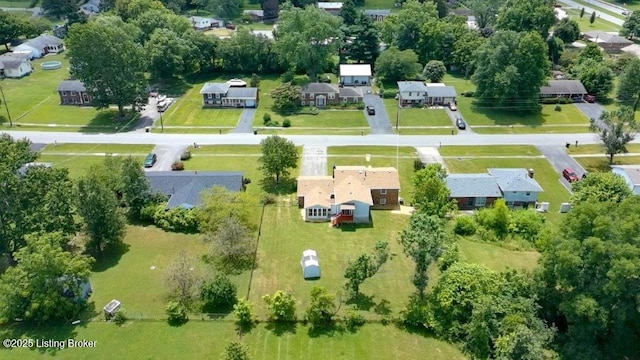 825 Crocus Dr, Radcliff, KY 40160 - aerial overview of property's location with nearby suburban area