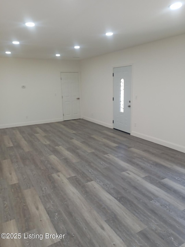 263 Fawn Hill Loop, Leitchfield, KY 42754 - unfurnished room featuring recessed lighting and wood finished floors