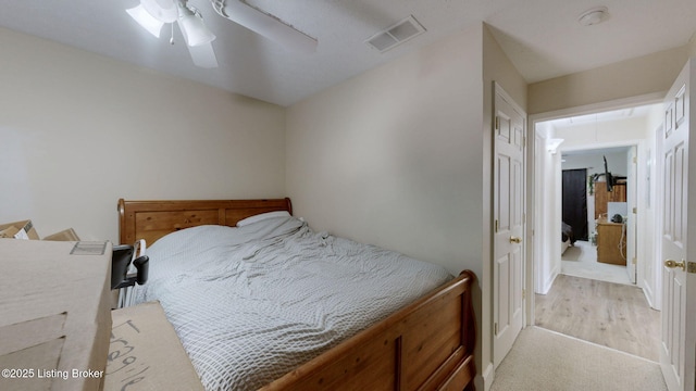 7236 Michael Benjamin Cir, Crestwood, KY 40014 - bedroom with a ceiling fan and light carpet