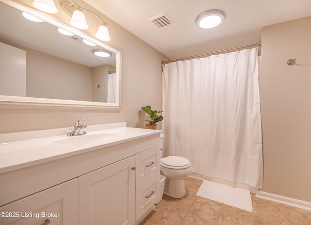 2745 Grinstead Dr Apt 113, Louisville, KY 40206 - bathroom featuring vanity, curtained shower, and tile patterned floors