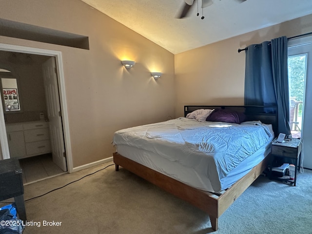 509 Piping Rock Rd, Brandenburg, KY 40108 - carpeted bedroom with lofted ceiling and baseboards