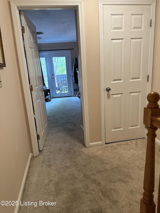 509 Piping Rock Rd, Brandenburg, KY 40108 - hall with carpet and baseboards