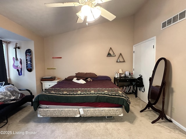509 Piping Rock Rd, Brandenburg, KY 40108 - carpeted bedroom featuring a ceiling fan