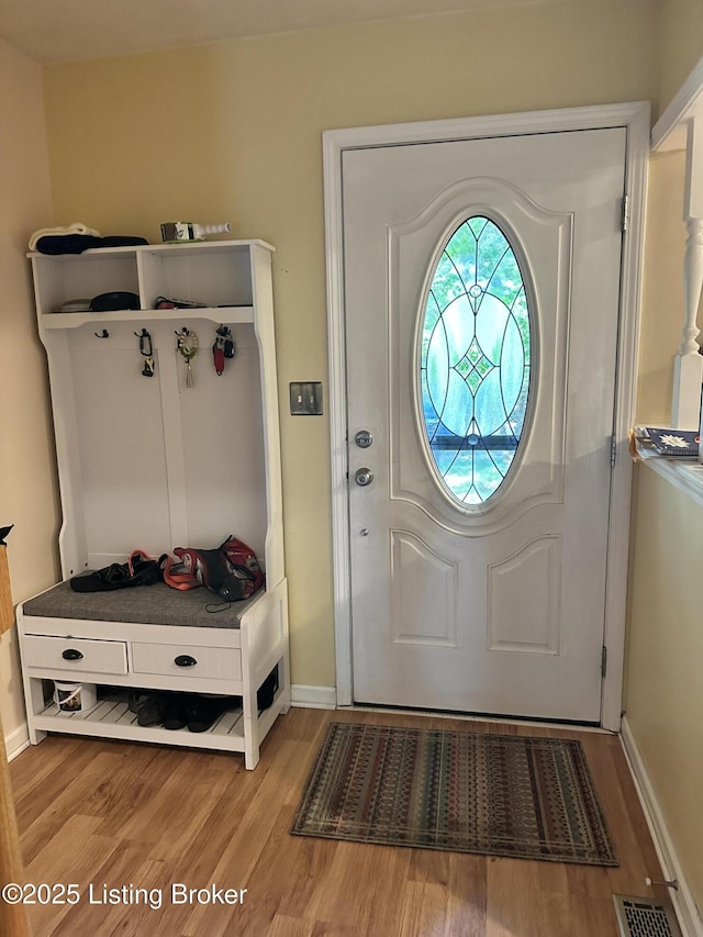 509 Piping Rock Rd, Brandenburg, KY 40108 - mudroom featuring light wood finished floors and baseboards