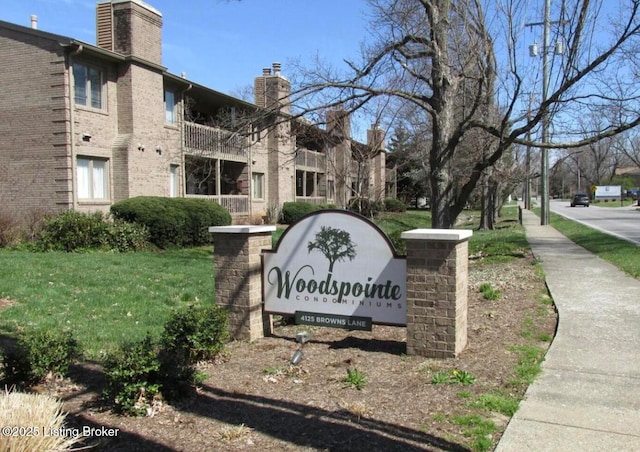 4125 Browns Ln Unit 117, Louisville, KY 40220 - community / neighborhood sign featuring a lawn