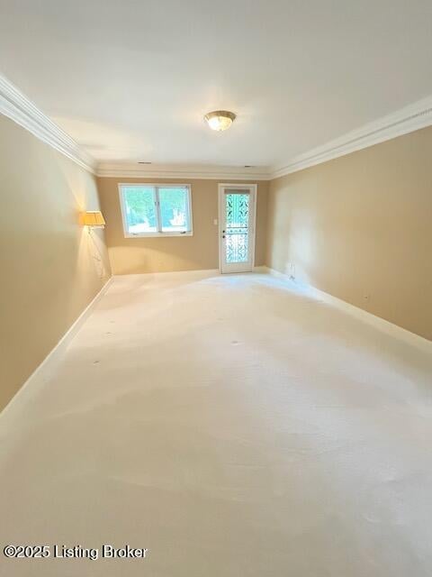 4125 Browns Ln Unit 117, Louisville, KY 40220 - spare room with ornamental molding and carpet