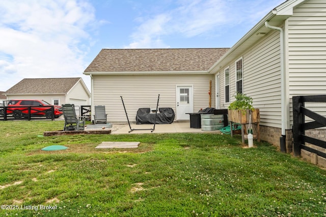 63 Davis Norton Ln, Harned, KY 40144 - rear view of property featuring a patio and a yard