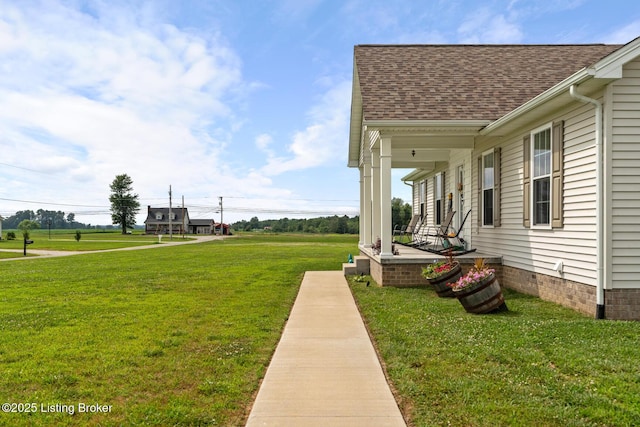63 Davis Norton Ln, Harned, KY 40144 - view of grassy yard with covered porch