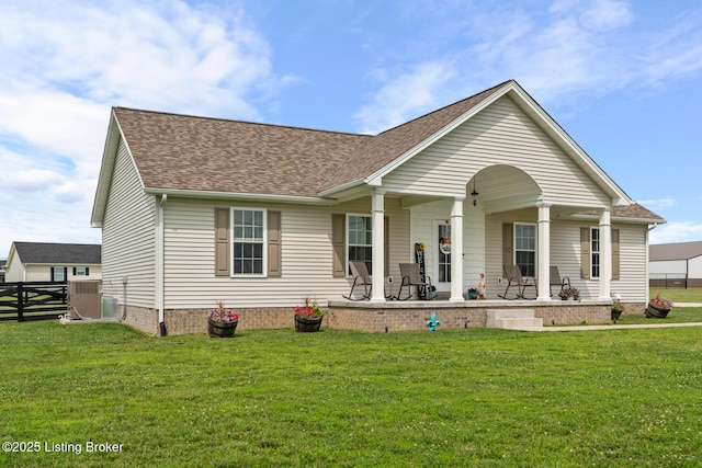 63 Davis Norton Ln, Harned, KY 40144 - view of front facade with roof with shingles and a porch
