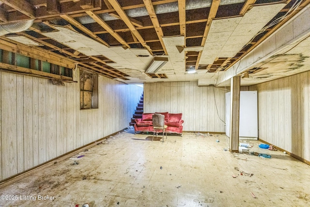 363 S Deepwood Dr, Radcliff, KY 40160 - below grade area with stairway