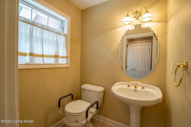 236 Bobwhite Rd, Brandenburg, KY 40108 - half bath with toilet and tile patterned floors
