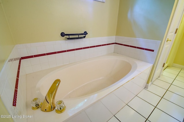 236 Bobwhite Rd, Brandenburg, KY 40108 - bathroom with a garden tub and tile patterned flooring