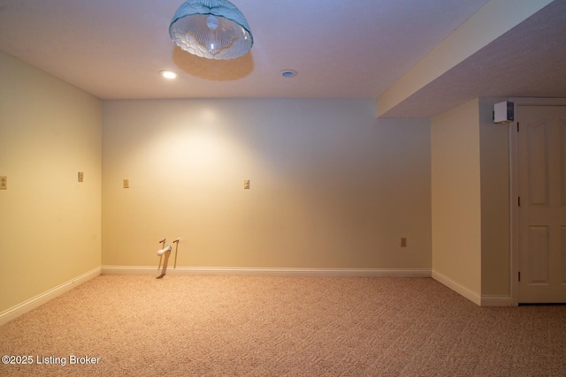 236 Bobwhite Rd, Brandenburg, KY 40108 - finished below grade area featuring carpet floors and recessed lighting