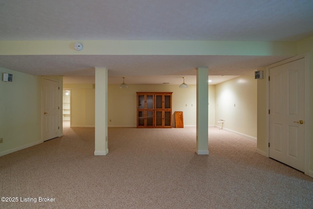 236 Bobwhite Rd, Brandenburg, KY 40108 - finished below grade area with carpet and baseboards