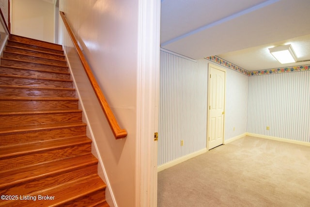 236 Bobwhite Rd, Brandenburg, KY 40108 - stairs with carpet floors and baseboards
