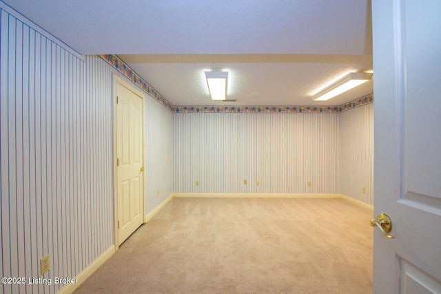 236 Bobwhite Rd, Brandenburg, KY 40108 - below grade area featuring light colored carpet and baseboards