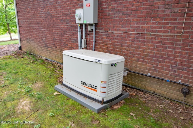 236 Bobwhite Rd, Brandenburg, KY 40108 - exterior view of a power unit and brick siding