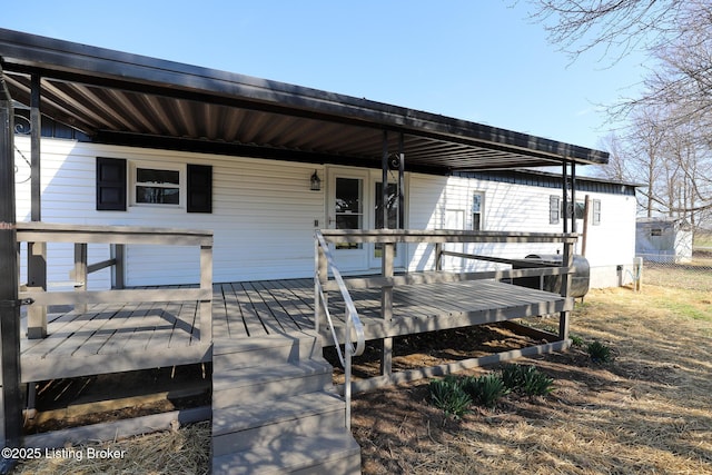 43 Mcfarlin Ln, Vine Grove, KY 40175 - dock featuring a deck