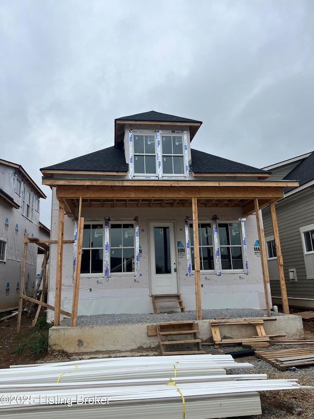 6104 Passionflower Dr, Prospect, KY 40059 - unfinished property with a shingled roof