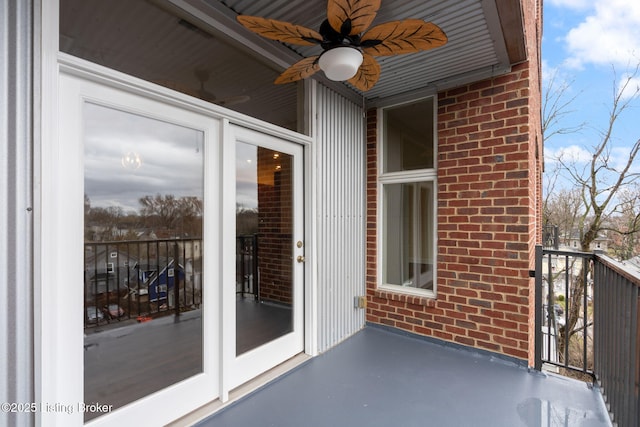 2011 Frankfort Ave Unit Unit312, Louisville, KY 40206 - balcony with ceiling fan