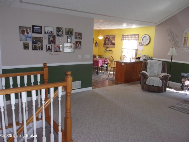 1366 Greens Chapel Rd, Bloomfield, KY 40008 - living area featuring carpet flooring