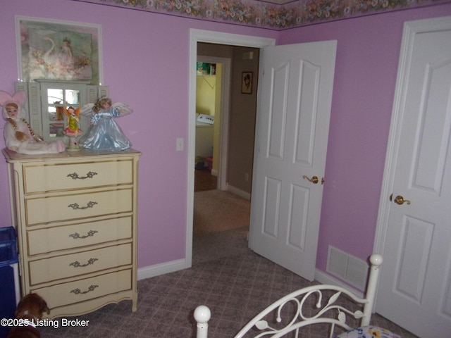 1366 Greens Chapel Rd, Bloomfield, KY 40008 - bedroom with dark carpet and baseboards