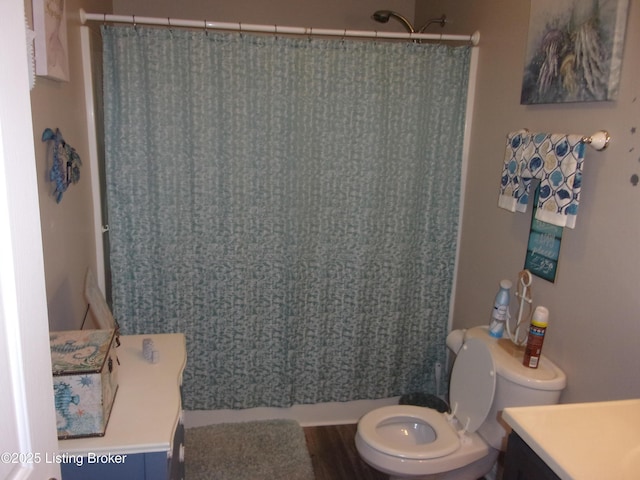 1366 Greens Chapel Rd, Bloomfield, KY 40008 - bathroom with vanity and a shower with shower curtain