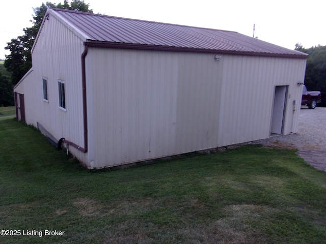 1366 Greens Chapel Rd, Bloomfield, KY 40008 - view of pole building with a lawn