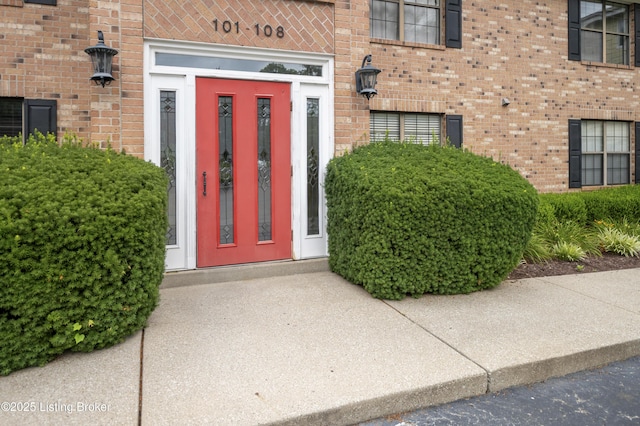 2726 Hollywood Ter Apt 101, Louisville, KY 40206 - view of exterior entry with brick siding