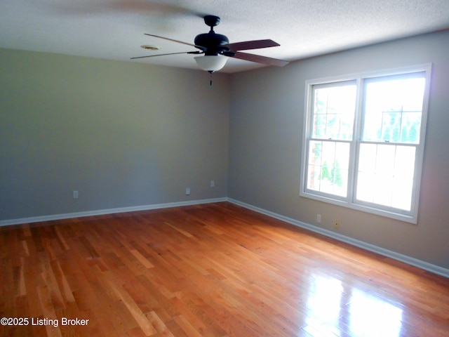 732 Poplar Flat Rd, Bardstown, KY 40004 - spare room featuring a ceiling fan and light wood-style floors