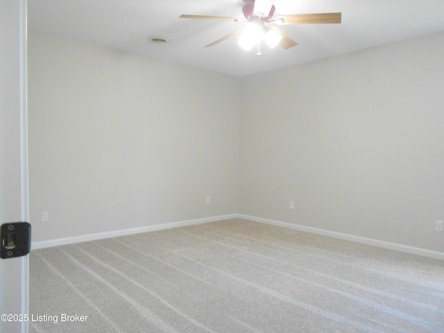 732 Poplar Flat Rd, Bardstown, KY 40004 - empty room featuring ceiling fan and light colored carpet