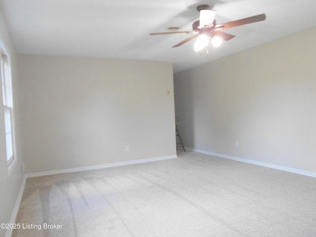 732 Poplar Flat Rd, Bardstown, KY 40004 - empty room featuring light colored carpet and a ceiling fan