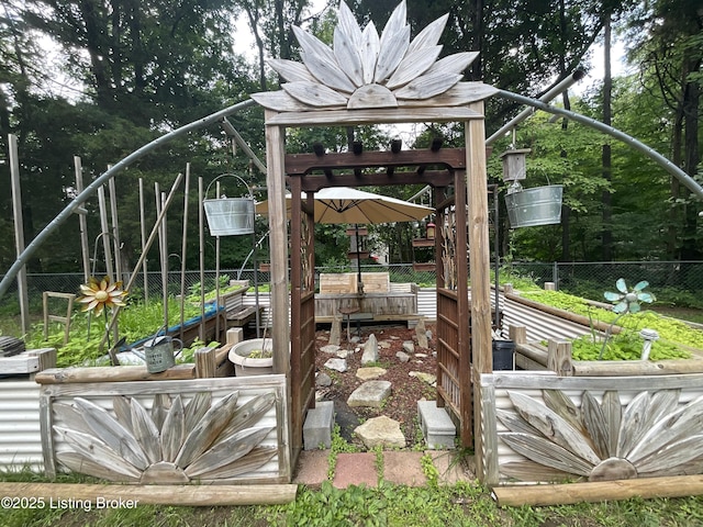 40 Sunflower Ln, Brandenburg, KY 40108 - view of yard featuring a garden