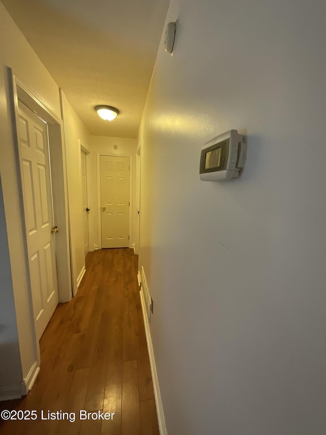 40 Sunflower Ln, Brandenburg, KY 40108 - hallway with wood finished floors and baseboards