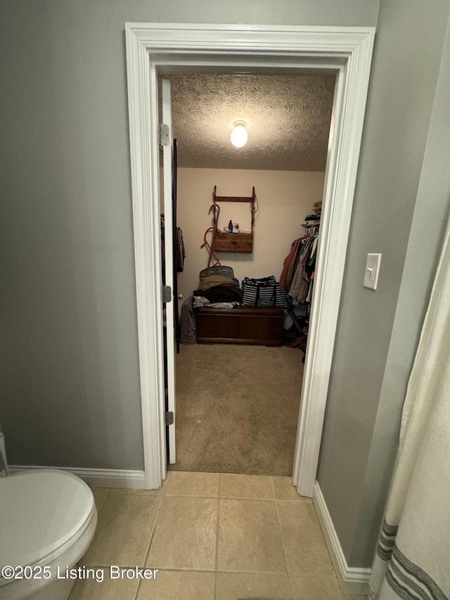 79 Brightberry Rd, Brandenburg, KY 40108 - bathroom with a textured ceiling and tile patterned floors