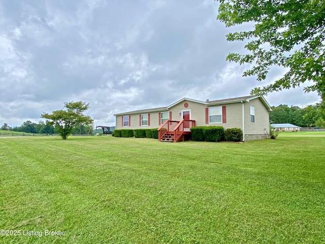 356 Armes Lively Rd, Leitchfield, KY 42754 - manufactured / mobile home featuring a front lawn