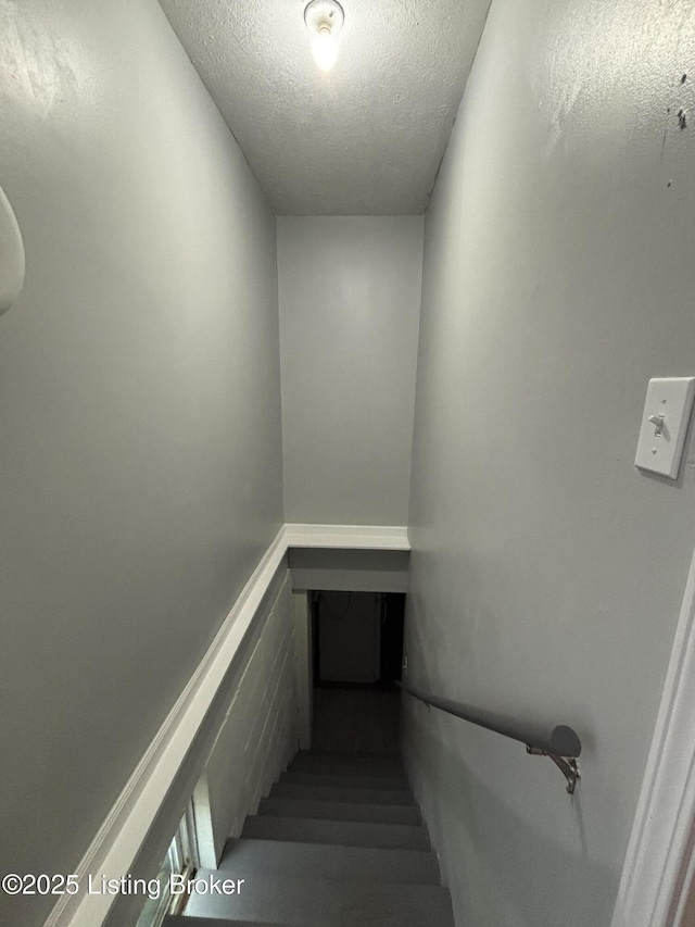 936 Old Ekron Rd, Brandenburg, KY 40108 - stairs with a textured ceiling