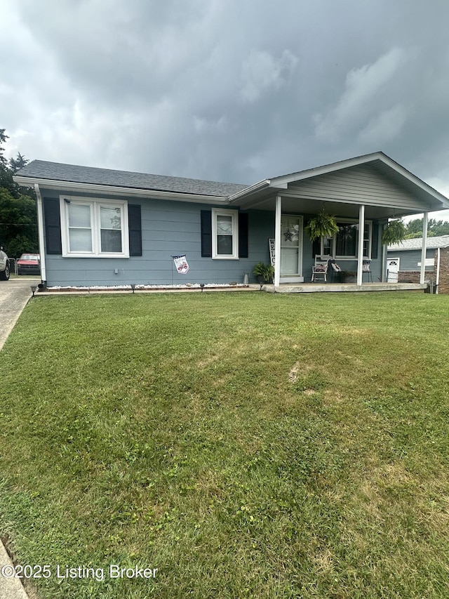 936 Old Ekron Rd, Brandenburg, KY 40108 - ranch-style house featuring a front lawn