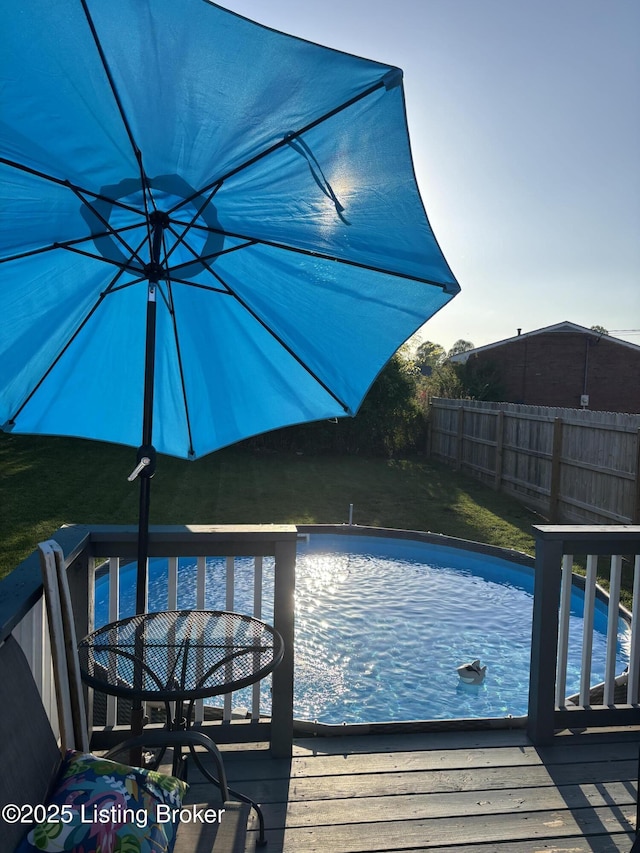 936 Old Ekron Rd, Brandenburg, KY 40108 - view of pool with a deck and outdoor dining area