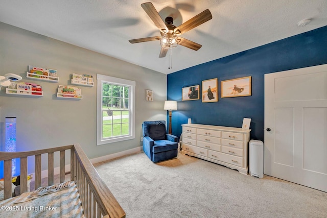 90 Glenn Eagle Rd, Brandenburg, KY 40108 - carpeted bedroom featuring baseboards and a ceiling fan