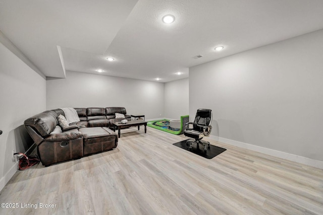 90 Glenn Eagle Rd, Brandenburg, KY 40108 - living room with wood finished floors and recessed lighting