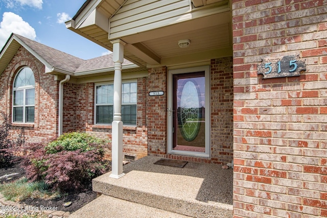 515 Clymene Rd, Cecilia, KY 42724 - entrance to property with brick siding and a shingled roof