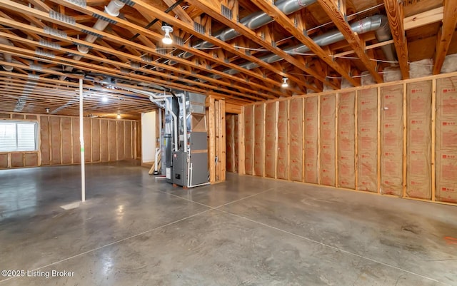 9403 Delphinium St Unit 101, Prospect, KY 40059 - basement with heating unit and water heater