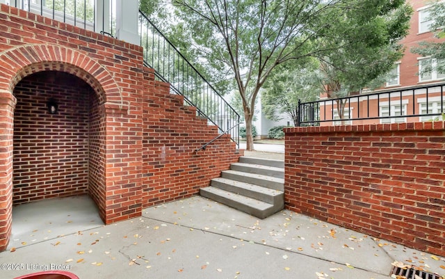 9403 Delphinium St Unit 101, Prospect, KY 40059 - view of patio / terrace featuring stairway