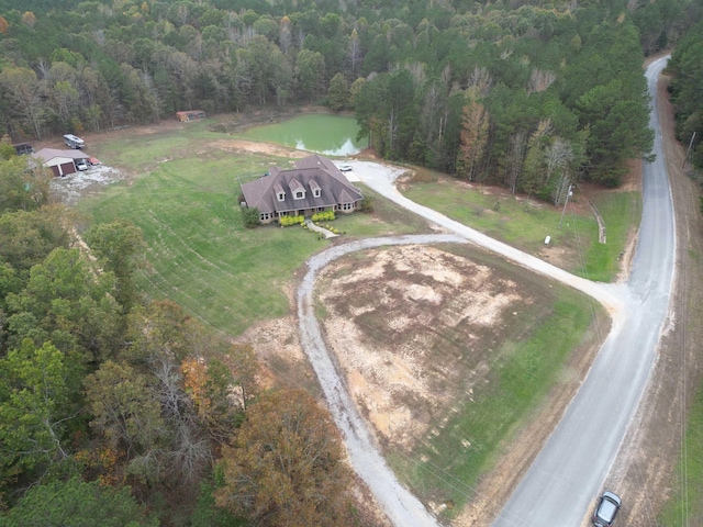 4940 Kent Rd, Tremont, MS 38876 - drone / aerial view featuring a water view