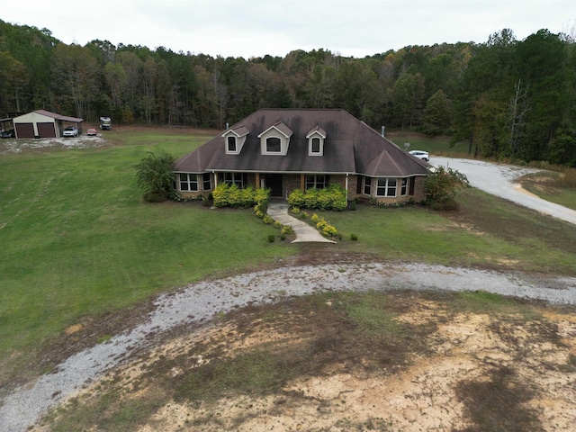 4940 Kent Rd, Tremont, MS 38876 - view of front of property with a front lawn